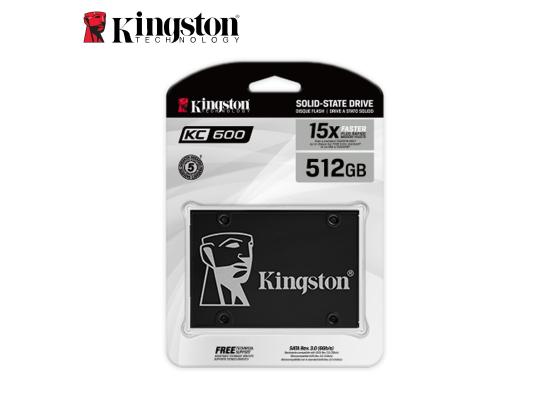 Kingston KC600 512 GB SATA III Solid State Drive (SSD)