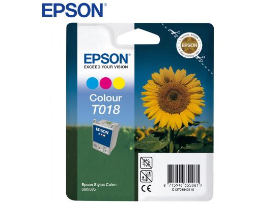 Epson Ink T018 Color (Original)
