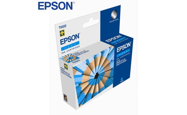 Epson Ink T0322 Cyan (Original)