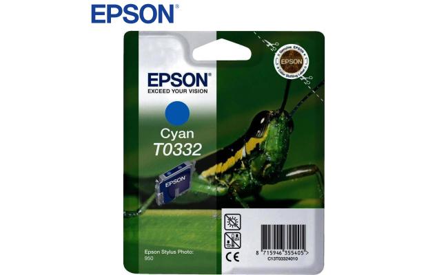 Epson Ink T0332 Cyan (Original)