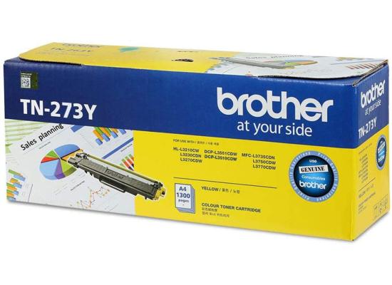 BROTHER  3750  TN-273Y LASER TONER CARTRIDGE - YELLOW (ORIGINAL )