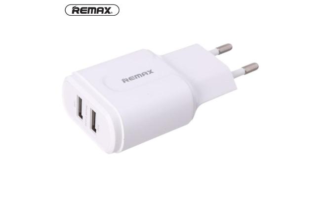REMAX CHARGER W/CABLE 2.A/2XUSB-PORT FAST CHARGE RP-U22 PRO"IPHONE/SAMSUNG"
