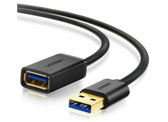 UGREEN USB3.0 EXTENSION MALE CABLE 1M "BLACK"