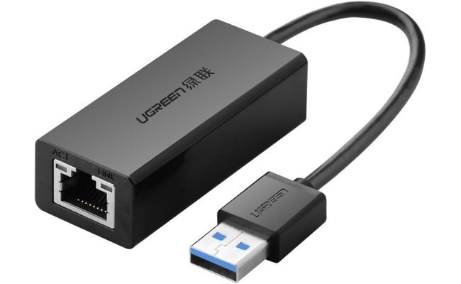 Converter UGREEN USB 3.0 GIGABIT ETHERNET ADAPTER BLACK
