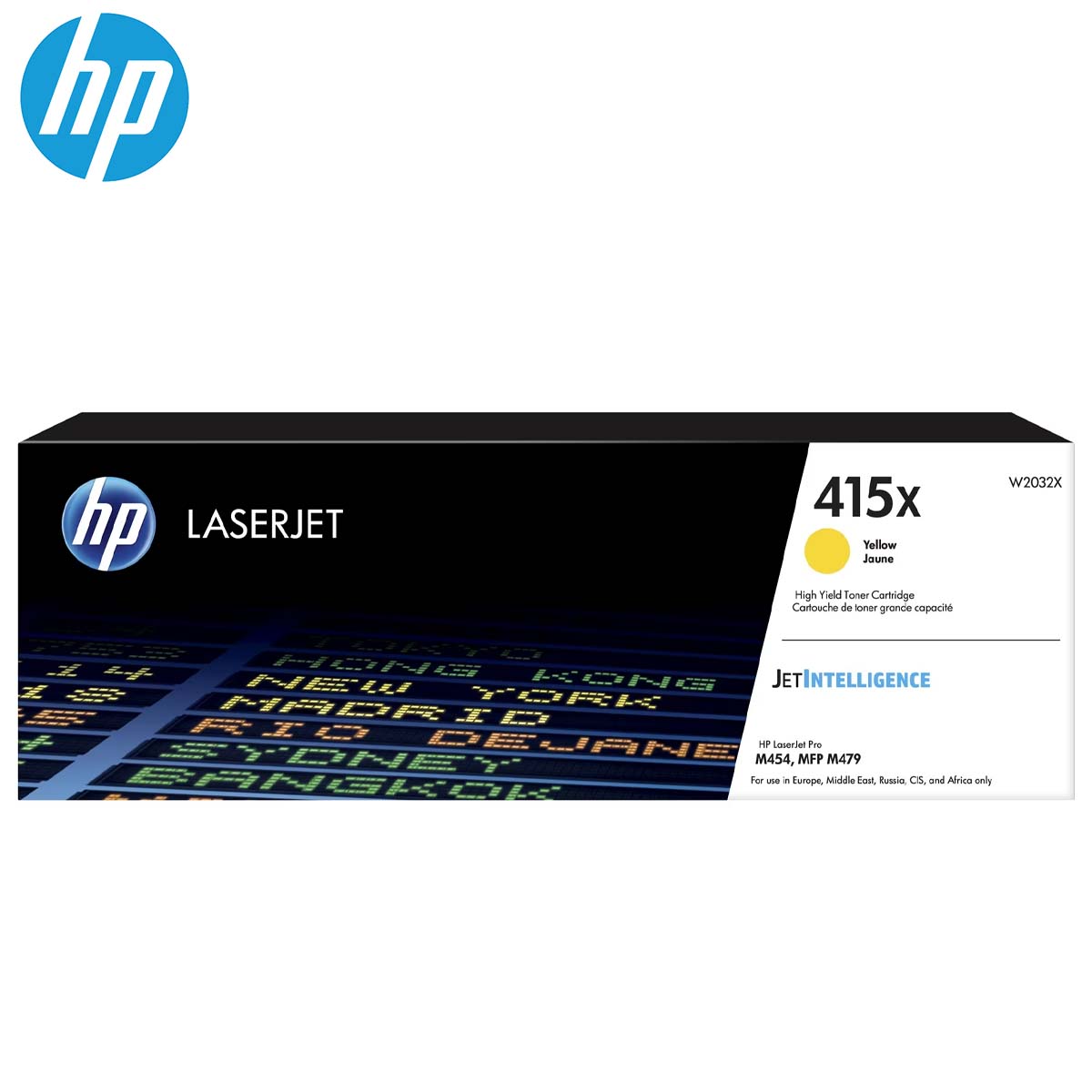 HP 415X Yellow Original LaserJet Toner Cartridge(W2032X)(Original)