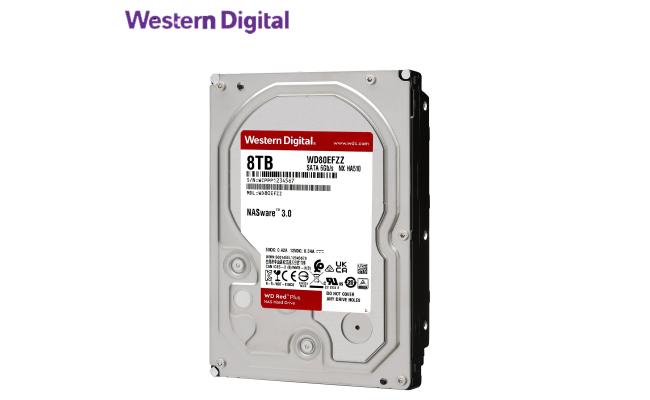 WD Red™ Plus NAS Hard Drive 3.5" 8 TB 256MB