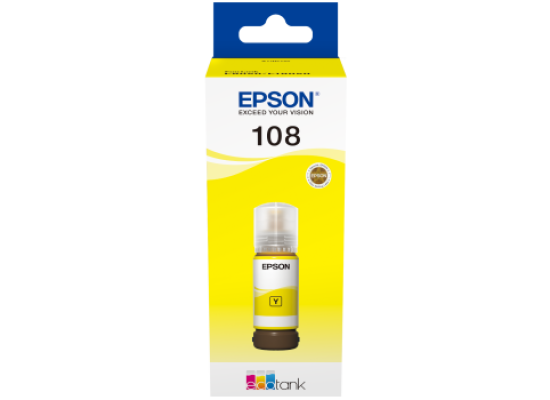 Epson Ink 108 70ML Yellow (Original)