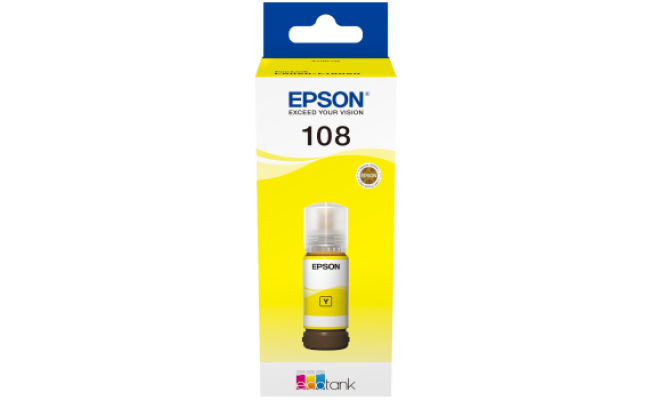 Epson Ink 108 70ML Yellow (Original)