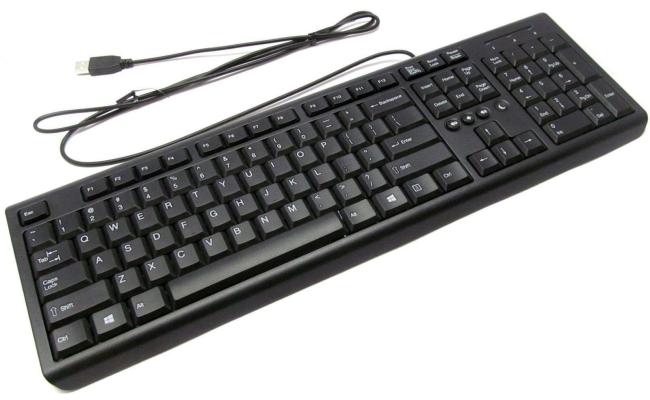 HP 697737-001 Keyboard - US English, Wired USB