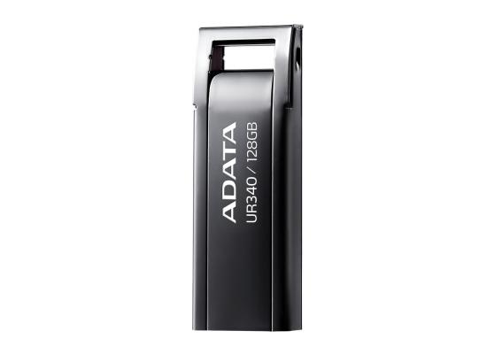 ADATA USB 128GB UR340 bk 3.0 Interface 3.2 Gen 1 (Metal (mirror plane)) AROY-UR340-128GBK