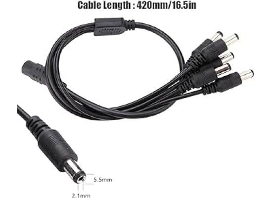  Laptop Charger CABLE DC hole TO 5DC needle CABLE 0.5m