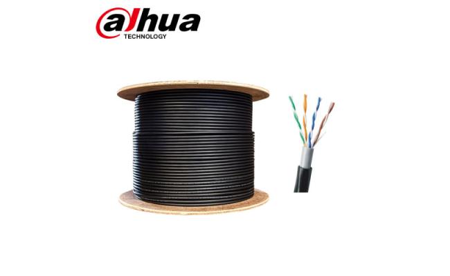 DAHUA CAT6 CABLE 24 AWG 305M BLACK COLOR