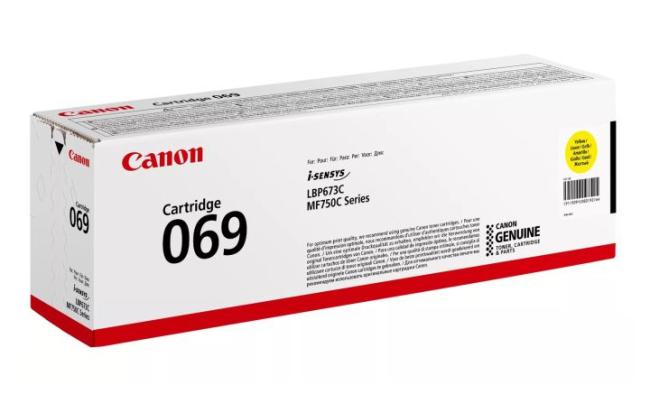 TONER CANON 069 YELLOW MF754 Series and LBP752 Series (EP-069Y)