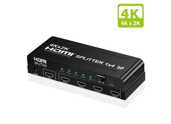  HDMI TO 4-PORT  HDMI 1.4V 1/4 SWITCH (104F)