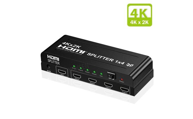HDMI TO 4-PORT  HDMI 1.4V 1/4 SWITCH (104F)