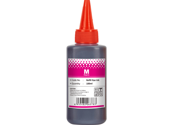 INK JET REFILL UNIVERSAL DYE INK 100 ML PREMIUM MAGENTA