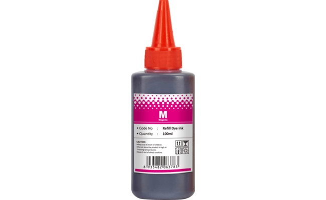 INK JET REFILL UNIVERSAL DYE INK 100 ML PREMIUM MAGENTA