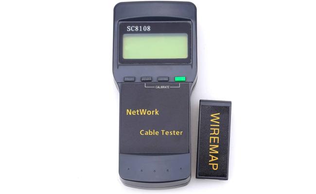 SC-8108 Network Analyzer Cable Checker Cable Tester RJ45 LAN Wire Cable Testing Tool Kit