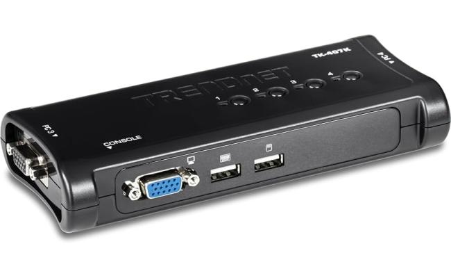 Trendnet 4-port USB KVM Switch Kit (Include 4 x KVM Cables)