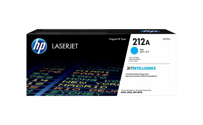 HP 212A Cyan Original LaserJet Toner Cartridge(W2121A)(Original)