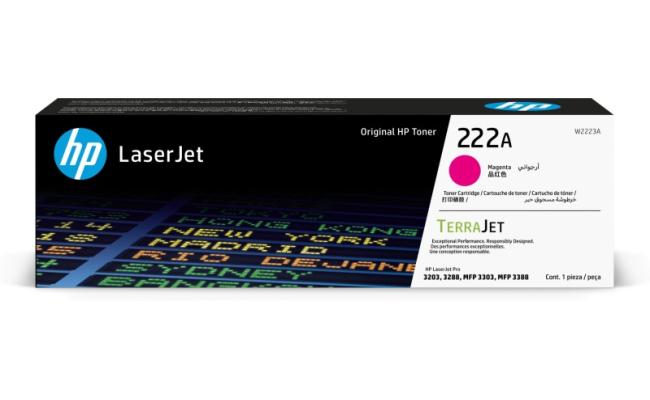 HP 222A Magenta Original LaserJet Toner Cartridge(W2223A)(Original)