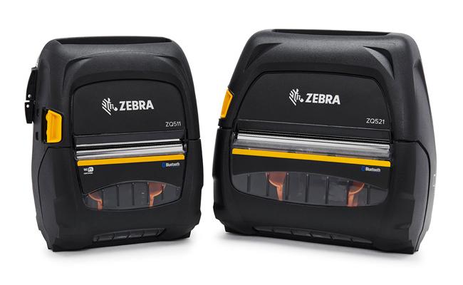 Zebra ZQ521 Mobile printer, direct thermal, 8 dots/mm (203 dpi), media width (max.): 113mm, print width (max.): 104 mm, roll diameter (max.): 57 mm, speed (max.): 127 mm/s, Bluetooth, LCD Display, Black Mark Sensor, Gap Sensor, incl.: battery, 3250mAh