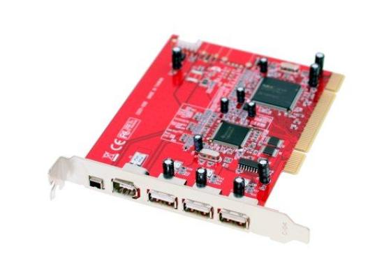 Card PCI To Firewire And USB