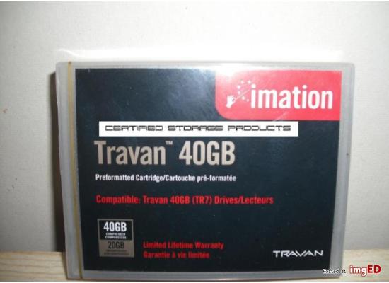 Imation 3 Pack Travan 40GB/80GB TR-7 Tape