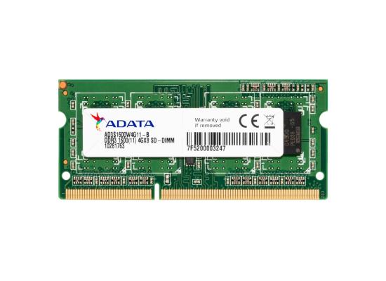 ADATA Retail 4GB DDR3 So DIMM 1600 512x8 