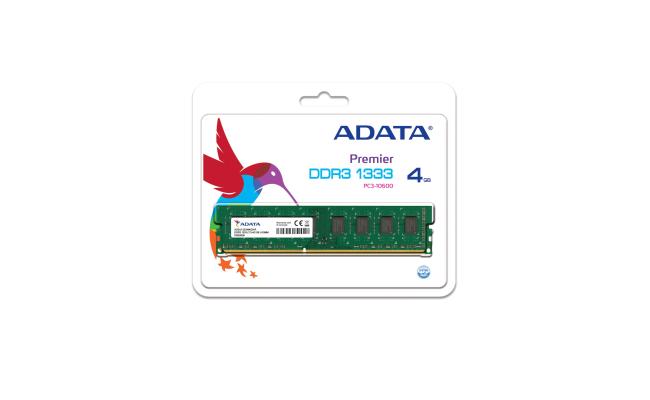 ADATA Desktop Memory DDR3 1333mHz CL11 1.6V