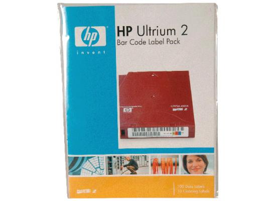 HP Ultrium 2 Barcode Lable 100 Data Labels / 10 Cleaning Lables
