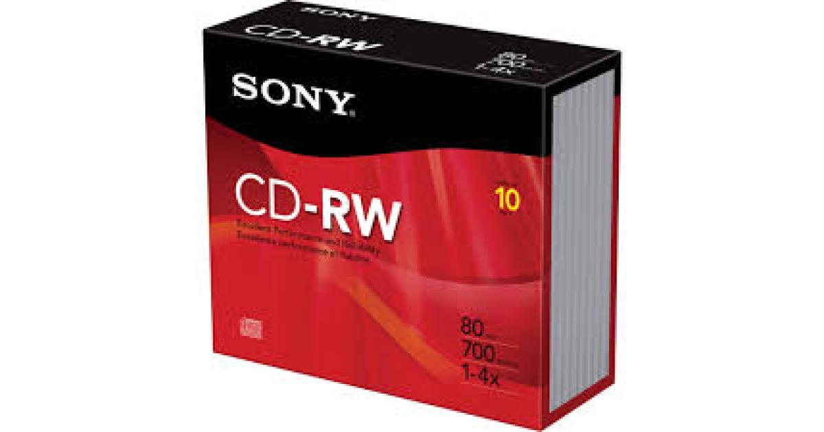 Sony CD-RW 700MB 4X | CD-RW700 | MIDTeks