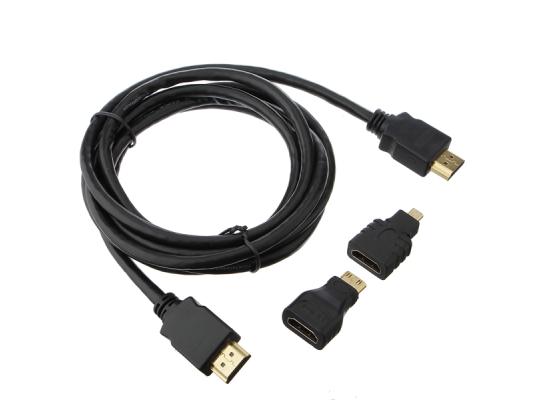  Cable 3 In 1 HDMI To HDMI/Mini HDMI/Micro HDMI