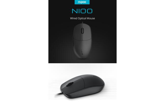 Rapoo N100 Wired Mouse #18050 USB 1600DPI