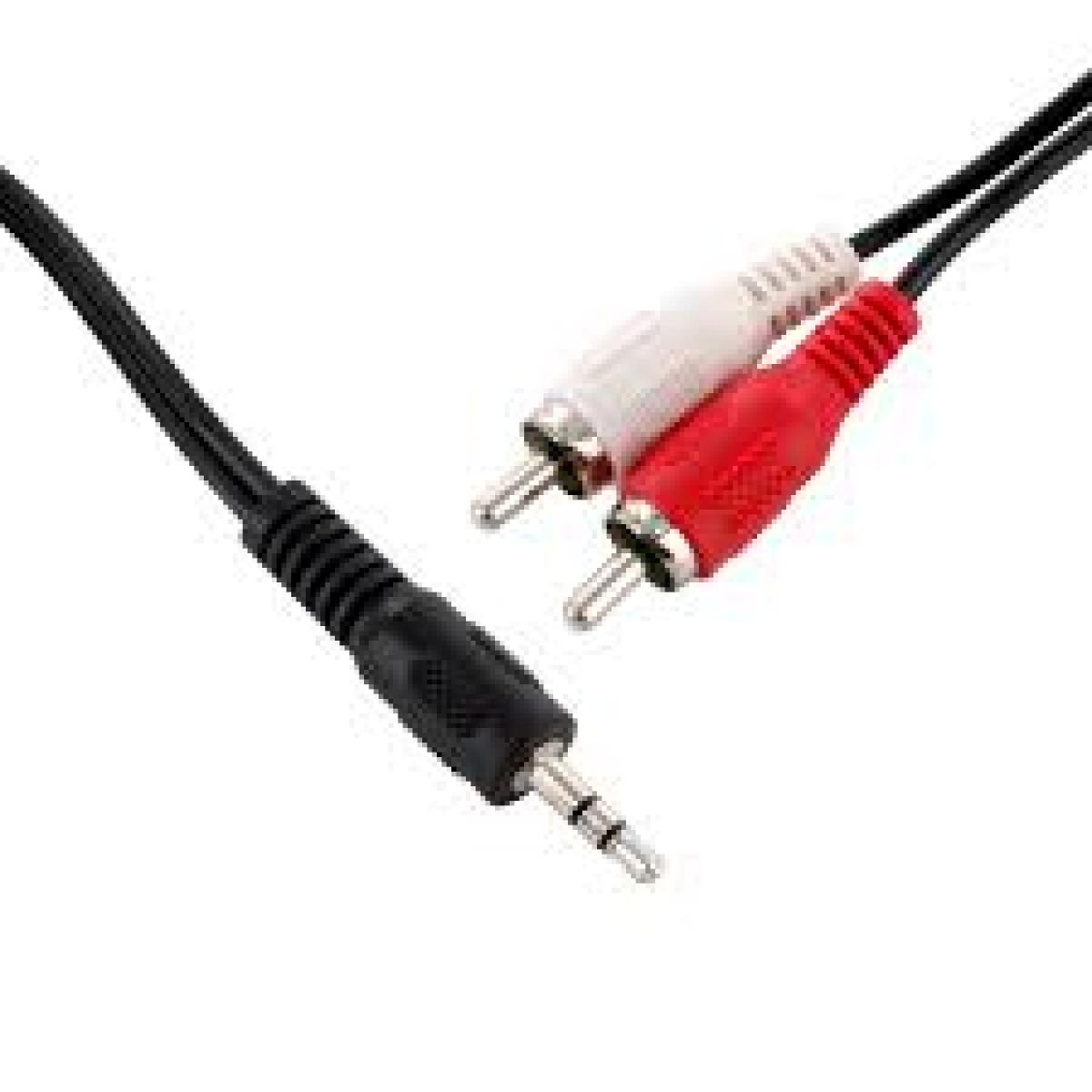 Cable Audio, 3.5mm to 2RCA, 3m