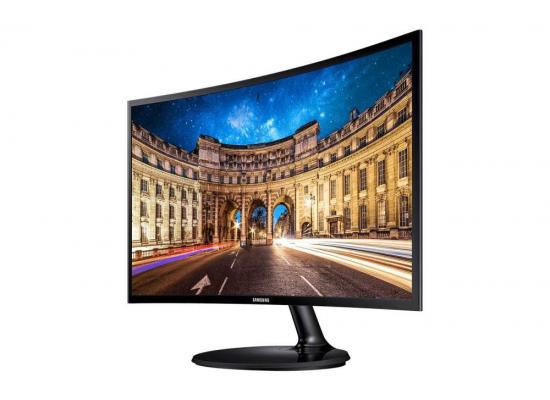 Samsung 24" Essential Black Curved Monitor For Increased Viewing Comfort And Entertainment
