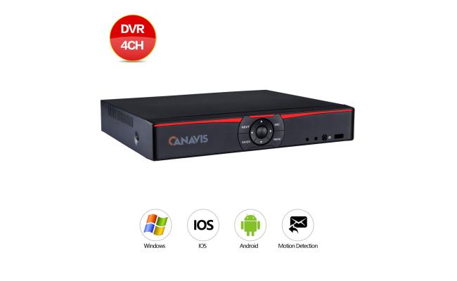 4ch  Output:VGA/Bnc/HDMI;1pcs SATA HDD Port;*Support 4tb Hard Disk; ..Real-Time Decoding Ability: 4ch D1/4