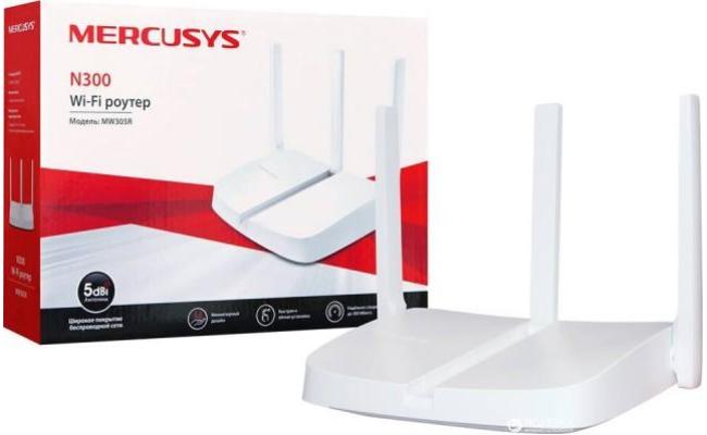 Mercusys 300Mbps Wireless N Router 3 Fixed Antennas