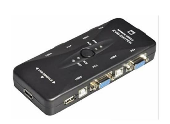Switch  4-Port USB Audio KVM Switch - VGA