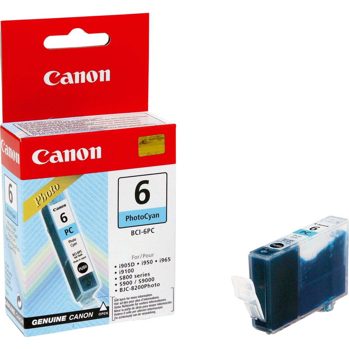 Canon BCI6PC Ink / Inkjet Cartridge Photo Cyan (Original)