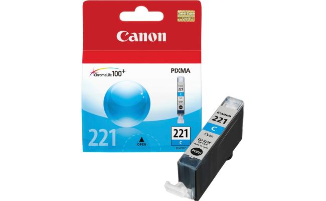 Canon CLI221C Ink / Inkjet Cartridge Cyan (Original)