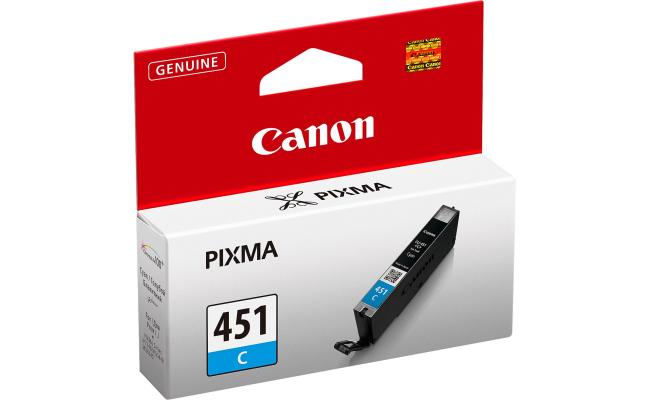 Canon Ink Cartridge, Cyan CLI-451C (Original)