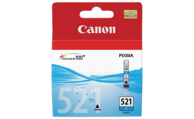 Canon CLI-521C Ink / Inkjet Cartridge Cyan (Original)