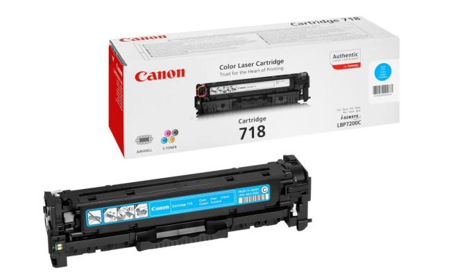 Canon Toner Cartridge, Cyan EP-718C (Original)
