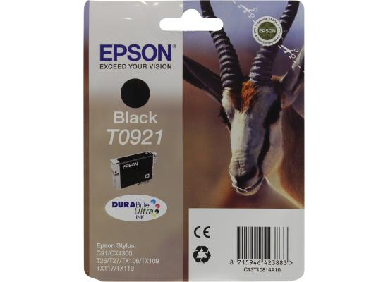 Epson T0921 Black Ink Cartridge (Original)
