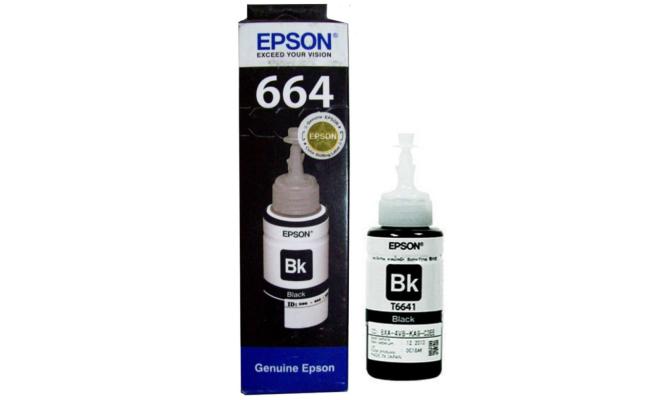 Epson T6641 Black Ink Bottle 70ML (Original)