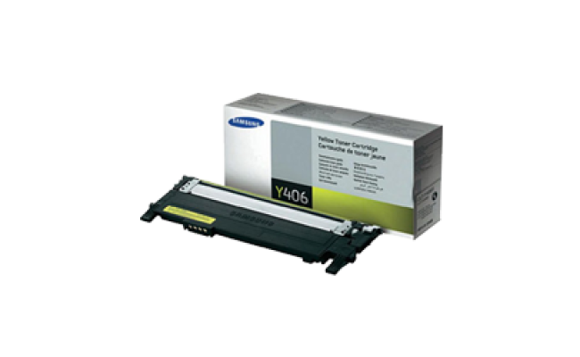 Samsung CLT-Y406S Laser Toner Cartridge Yellow (Original)