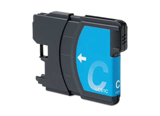 Brother LC61C  Inkjet Cartridge Cyan Compatible