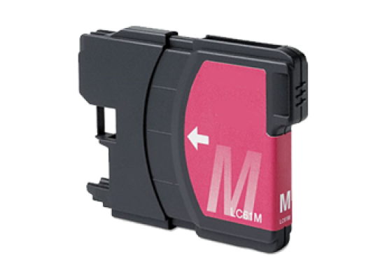 Brother LC61M Inkjet Cartridge Magenta Compatible