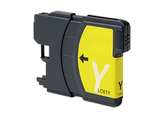 Brother LC61Y Inkjet Cartridge Yellow Compatible